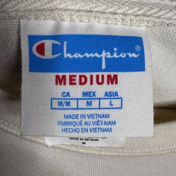 Champion Men's Retro Heritage Football Jersey Long Sleeve T-Shirt Size Medium - Picture 5 of 6